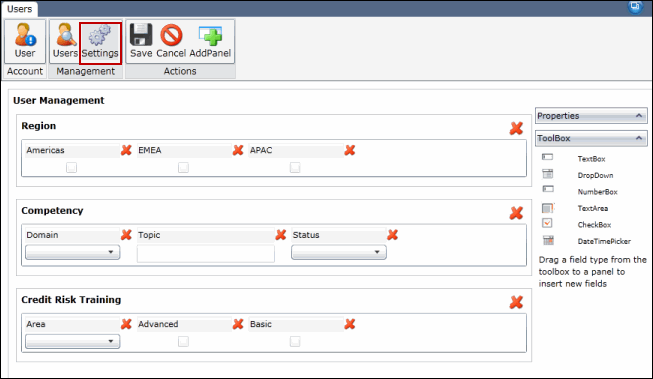 IAP - Offline - User Profile Admin