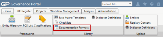 Documentation Formats Navigation