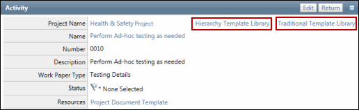 Add Tests from Template Library