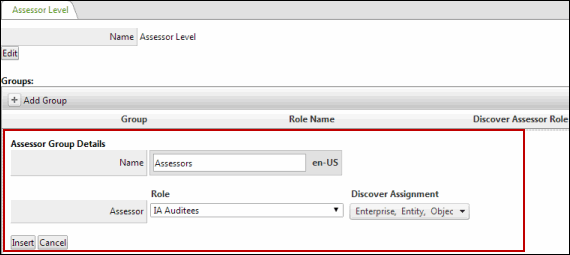 assessor groups-project assessmentr