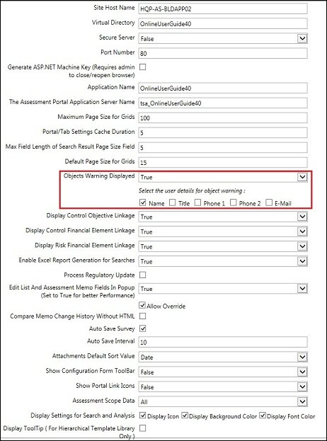 Application Settings - Concurrent editing settings