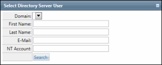 Select Directory Server User