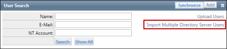 Import Multiple LDAP Users