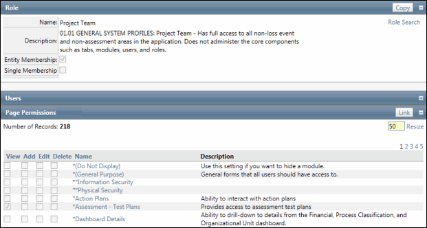 Link Tab & Module Groups to Roles